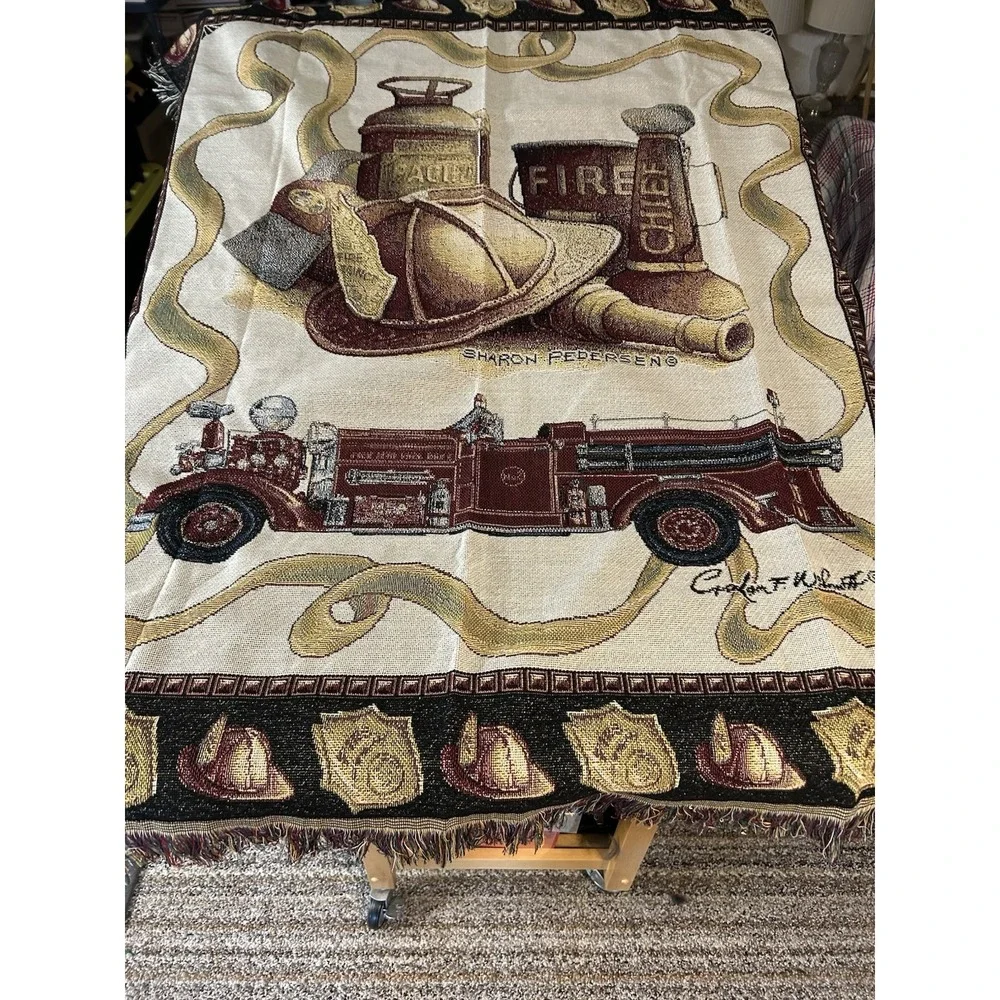 Firefighter‎ Collectible Wall Tapestry